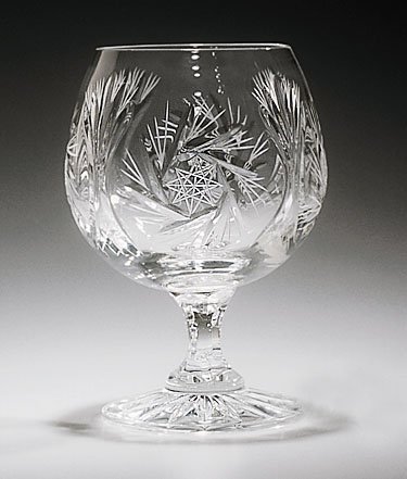 Etched Brandy Glasses Etched Brandy Glasses