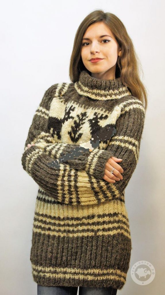  Sweater  made of 100 sheep wool handmade Available sizes 